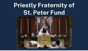 Priestly Fraternal Order of St. Peter Fund | Catholic Foundation of Eastern PA